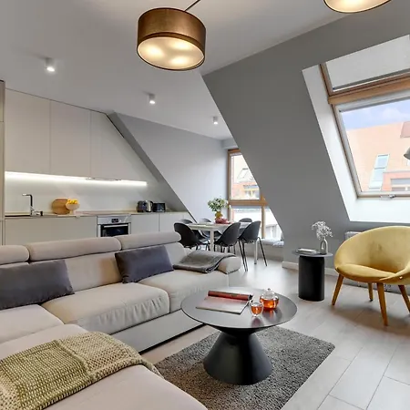 Aura - Riverside & Parking By Downtown 4* Danzica