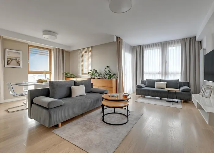 Aura - Riverside & Parking By Downtown 4* Danzica