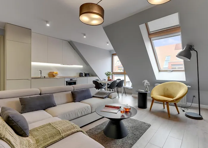 Aura - Riverside & Parking By Downtown 4* Danzica