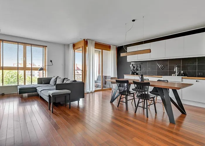 Aparthotel Aura - Riverside & Parking By Downtown Danzica